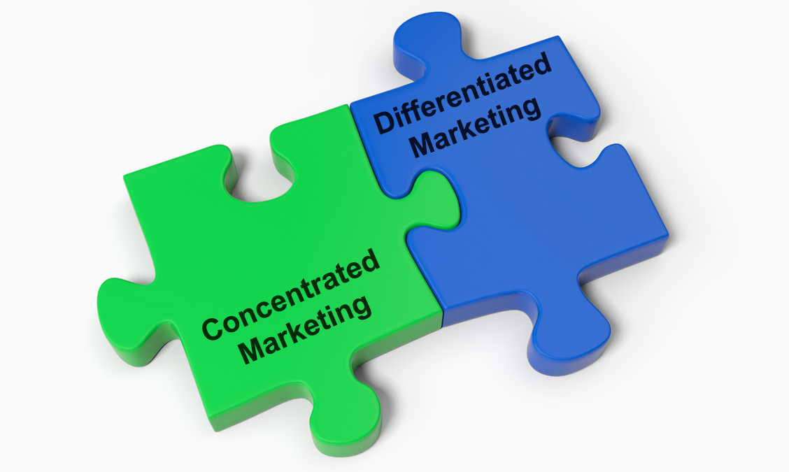 differentiated vs concentrated marketing