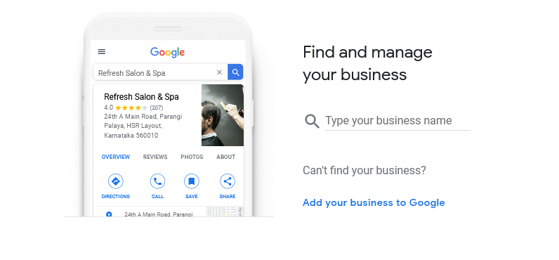 List your business on google